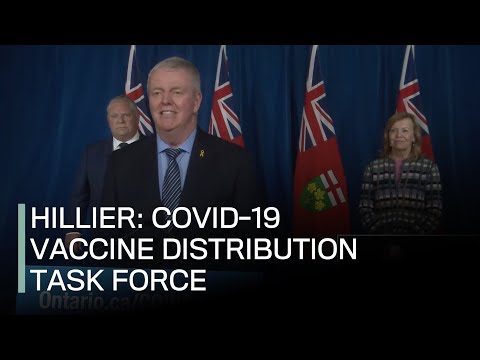 HILLIER COVID 19 vaccine distribution task force