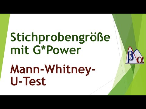 Stichprobengröße beim Mann-Whitney-U-Test mit G*Power