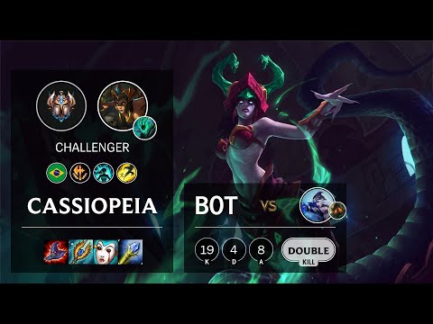 Cassiopeia Bot vs Ashe - BR Challenger Patch 10.14