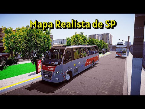 ????Proton Bus Simulator | Mapa SP Área 7 Fictício Beta | Linha 863G-10 | Metrô Campo Limpo | PBS
