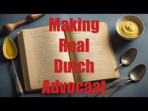 How to make real Dutch Advocaat - Recipe
