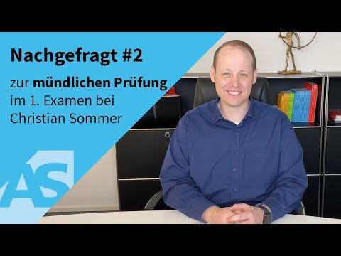 Question #2 about the oral examination in the 1st exam