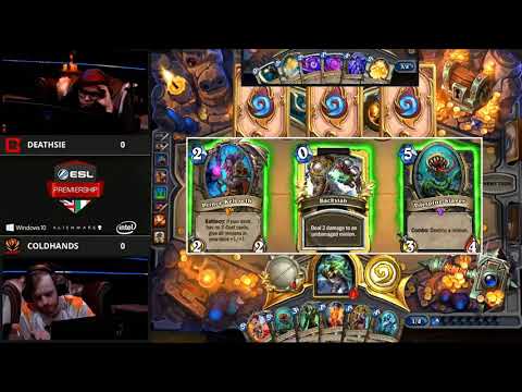 Hearthstone ESL PremierShip LB ColdHands vs Deathsie
