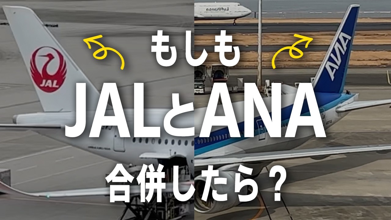 なぜANAとJALは合併しないの？合併したらどうなるの？を勝手に妄想してみた結果…