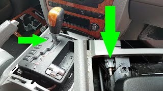 Jeep Grand Cherokee 2007 not engaging Park. Gear selector fault. Fault finding and repair.