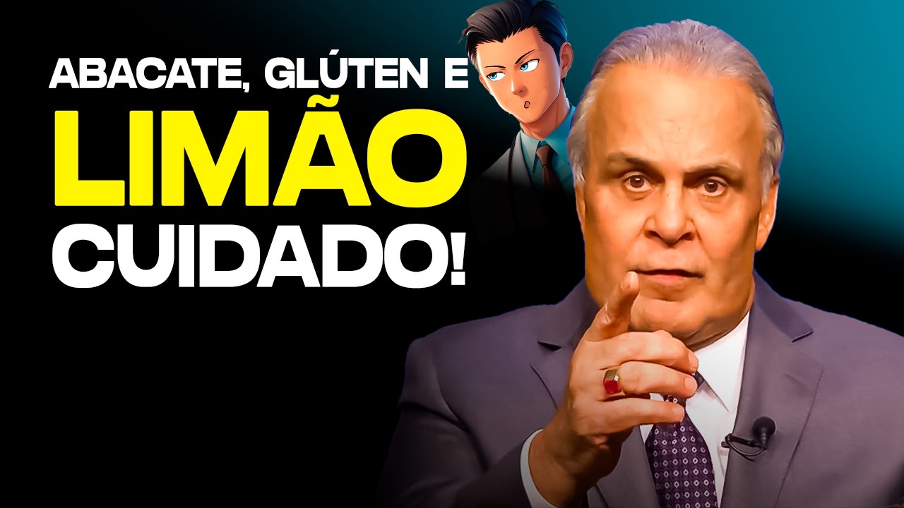 Abacate, glúten e água com limão - Dr Lair Ribeiro