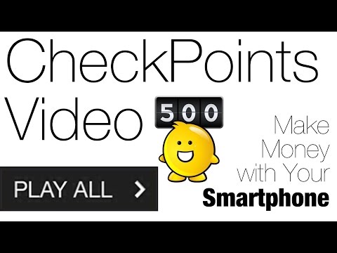 Make Money Watching Videos with CheckPoints Video - Make Money with Your Smartphone