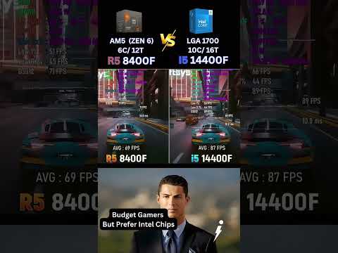 AMD Ryzen 5 8400F vs Intel Core i5-14400F – Better FPS & Performance in 2025! 🎮🔥