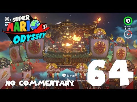 Super Mario Odyssey: Ep.64 - Medievil Mario Racing in Bowser's Castle : No Commentary