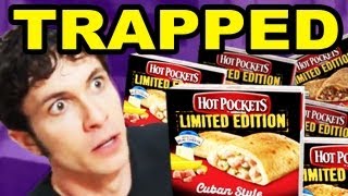 TRAPPED in a COMMERCIAL: Hot Pockets