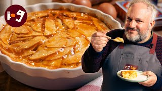 Tarta de manzana de las tres tazas: una receta de postre súper fácil y rápido