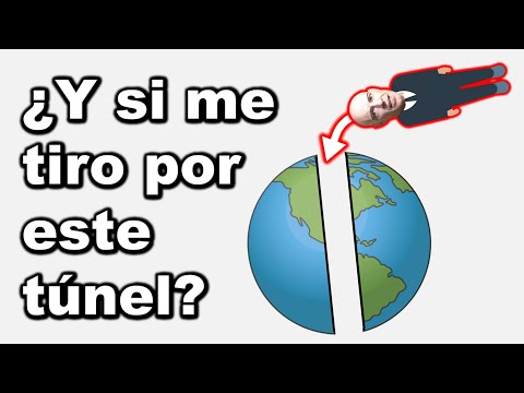 Túnel que atraviesa la Tierra. Qué pasaría si me tiro dentro