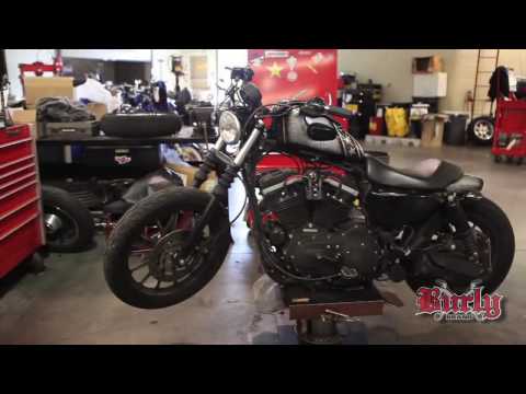Burly Brand Narrow Bottom Apehanger & Cable Kit Install - Deadbeatcustoms.com
