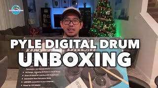 Video thumbnail for PYLE PTED01 DIGITAL DRUM (UNBOXING) by Ken and AC Vlogs