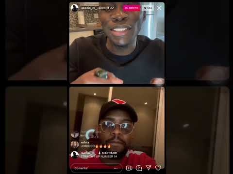 Okénio M comemorando o lançamento da Ep "Straight Up" e por ter passado a Anna Joyce