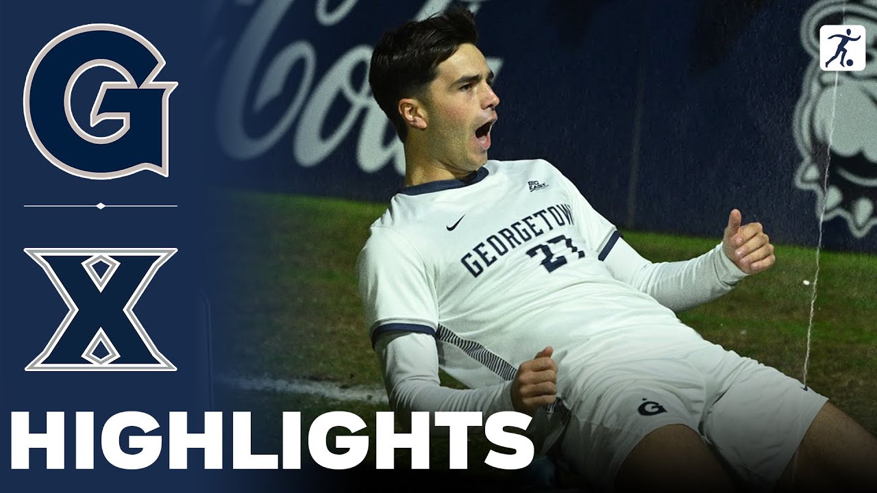 Georgetown vs Xavier | NCAA College Soccer | Highlights - November 01, 2025