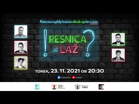 Resnica ali Laž (Stand up večer v Ljubnem)