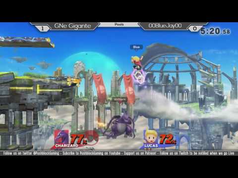 eXposed (Wii U) - GNe | Gigante (Charizard) vs 00BlueJay00 (Lucas) - B1 Pools
