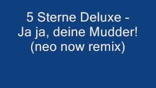5 Sterne Deluxe - ja ja deine mudder (neo now remix)