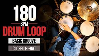 Download lagu Drum Loop 180 BPM | Pop Rock Practice Backing Track | Closed Hi-Hat mp3