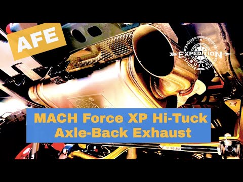 AFE MACH Force XP Hi-Tuck Axle-Back Exhaust Review-Jeep JL