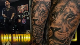Lion TATTOO | Tribute To Son + THE STATION Progress 