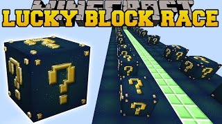 Minecraft: ROCKET TO SPACE LUCKY BLOCK RACE - Lucky Block Mod - Modded Mini-Game