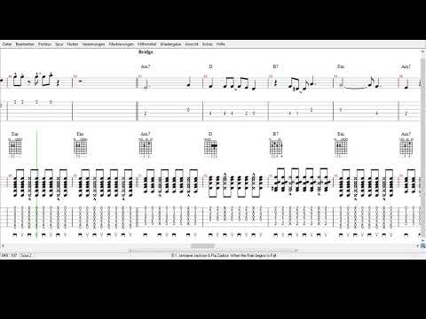 Jermaine Jackson & Pia Zadora  -  When the Rain beginn to Fall  -  Tabs