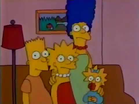 The Simpsons Fox Promo (1989): "Bart the Genius" (S01E02) (10 second)