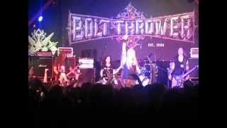 BOLT THROWER @Chaos in tejas 5/31/13 Intro/The IV Crusade