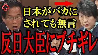 【ブチギレ】日本国民を舐め腐った上川大臣の外交に松原議員がガチ説教！