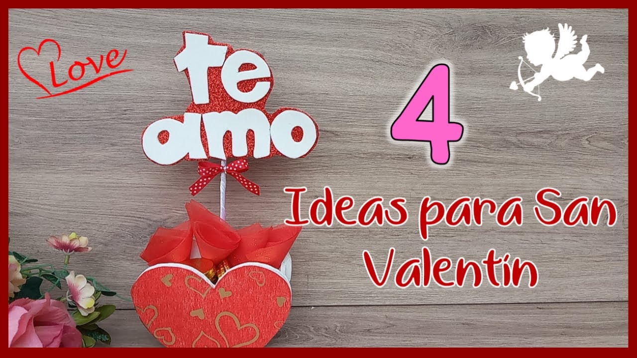 4 DULCES IDEAS PARA REGALAR EN SAN VALENTÍN 2023 - Dulceros para regalar o vender en el día del amor