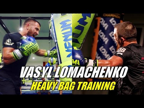 Vasyl Lomachenko Heavy Bag Workout