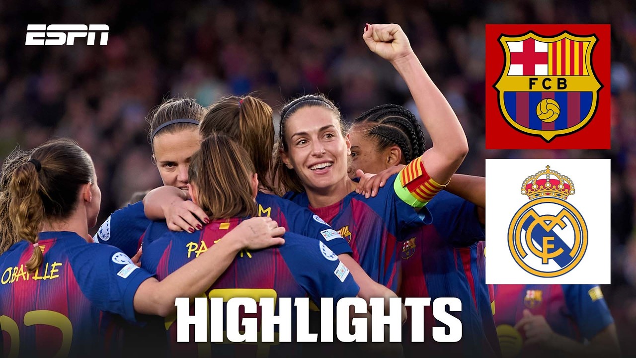 Fútbol Club Barcelona vs Real Madrid Highlights