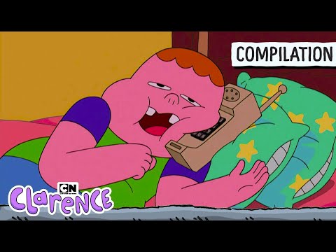 Spending All Day on a Phone | Clarence | Cartoon Network | Cartoons for Kids