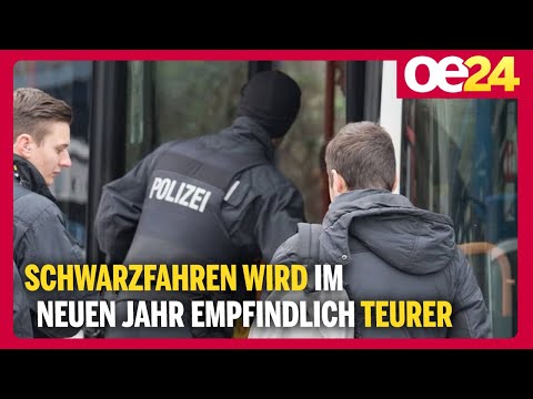 Schwarzfahren wird im neuen Jahr empfindlich teurer