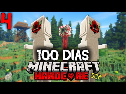 SOBREVIVI 100 DIAS NO MINECRAFT HARDCORE COM SCP #4 - ACHAMOS OS SCP