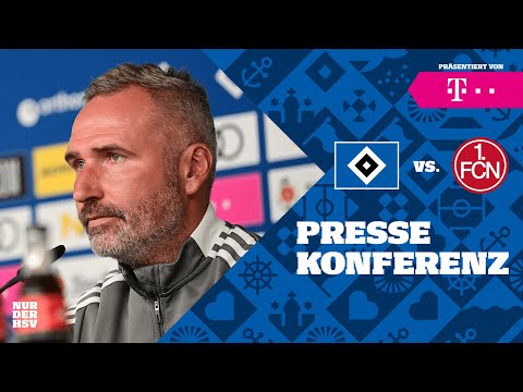 PRESSEKONFERENZ LIVE | 8. Spieltag | HSV vs. 1. FC Nürnberg
