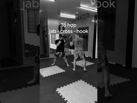 Combo: jab – cross – hook. #iicombatcoach #mma #fightiq #masteringdiscipline #training
