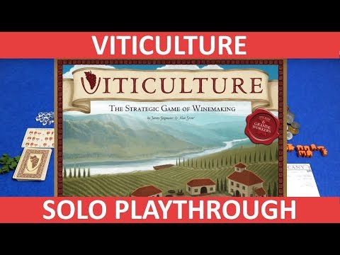 Viticulture | Automa (Solo) Playthrough | slickerdrips