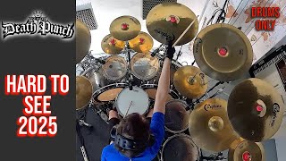 FIVE FINGER DEATH PUNCH | HARD TO SEE 2025 | DRUMS ONLY | BOSPHORUS CYMBALS