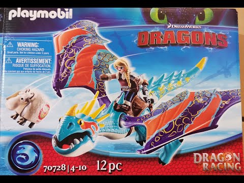 Playmobil Dragons - Dragon Racing  Astrid und Sturmpfeil - Unboxing