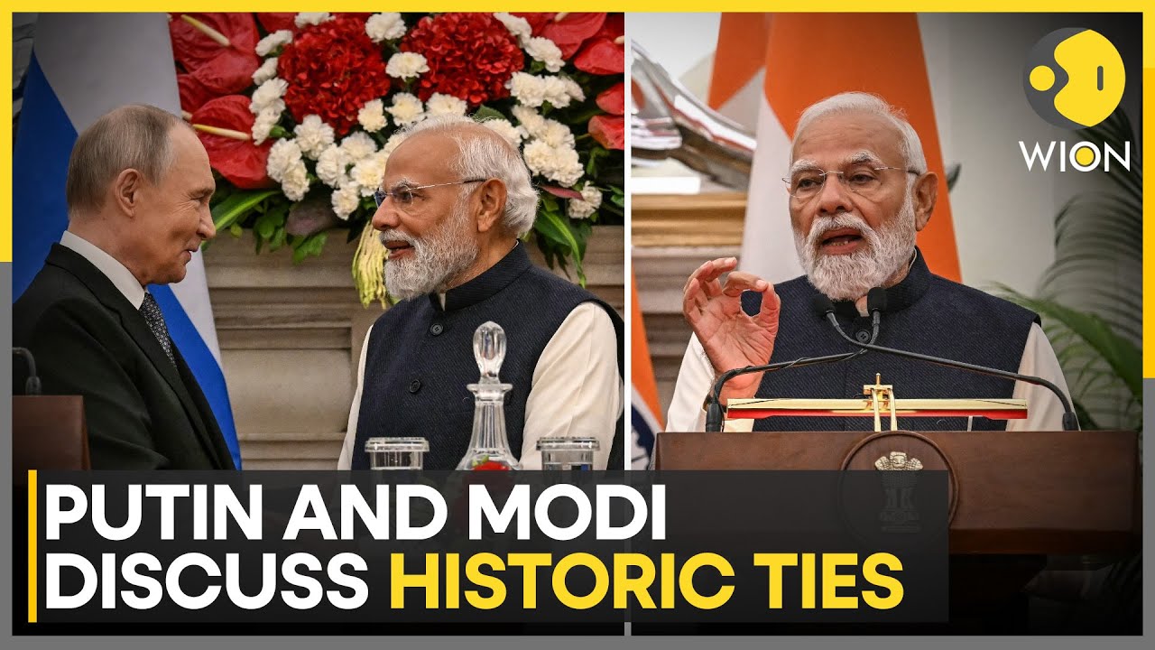 Putin In India: Putin Speaks on ‘Historic Ties’ as Modi Pushes for Peace | WION