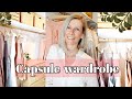 CAPSULE WARDROBE CLOTHING HAUL CLOSET TOUR