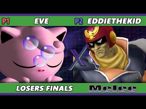 S@X 514 Losers Finals - eve (Jigglypuff) Vs. EddieTheKid (Captain Falcon) Smash Melee - SSBM