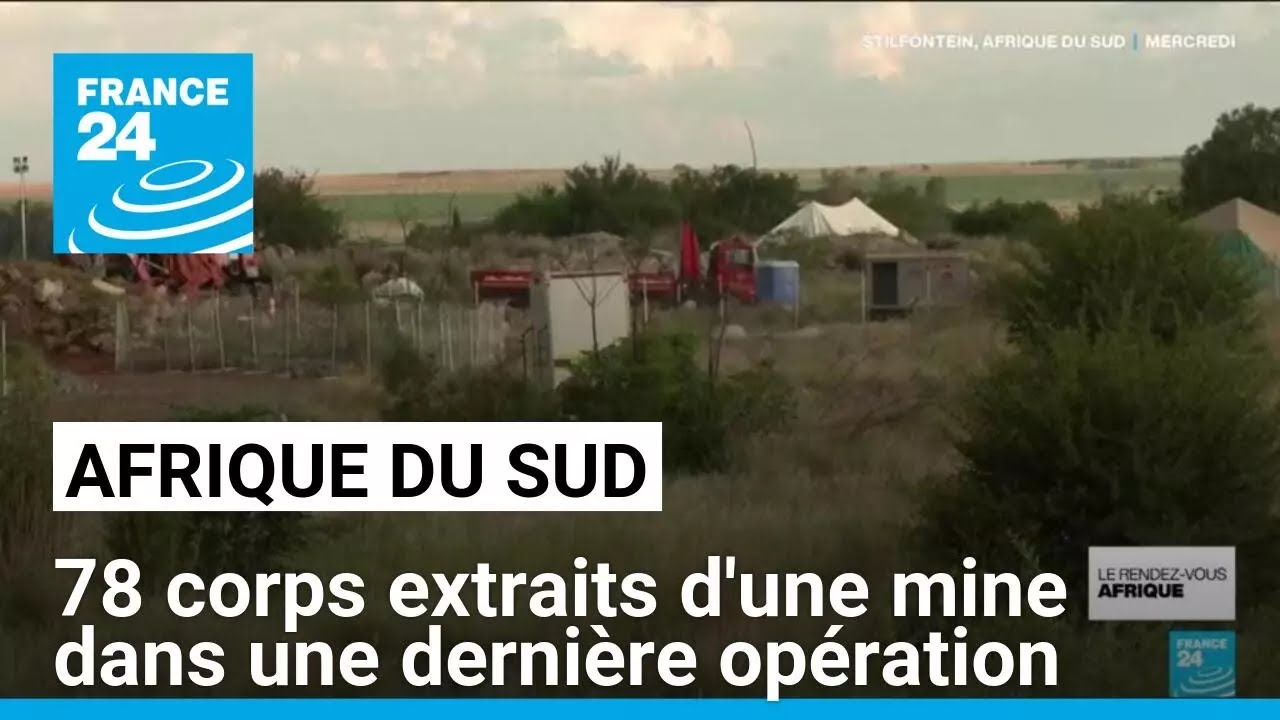Afrique du Sud : 78 corps extraits d'une mine désaffectée dans une dernière opération