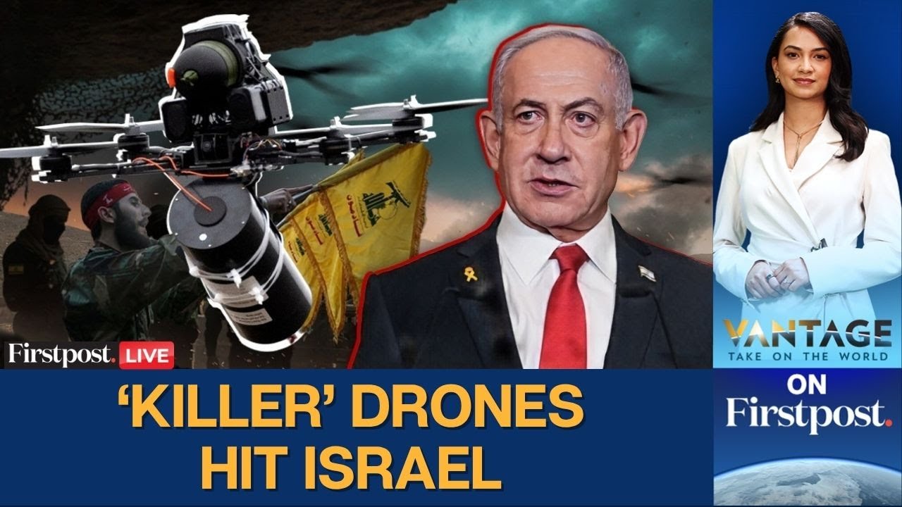 LIVE: Hezbollah's New 'Invisible' Drone Breaks Israel's Defences | Vantage on Firstpost