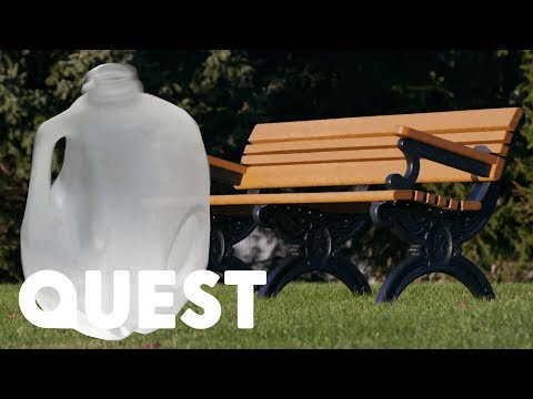 How To Recycle Plastic Bottles Into A Park Bench | Made By Destruction