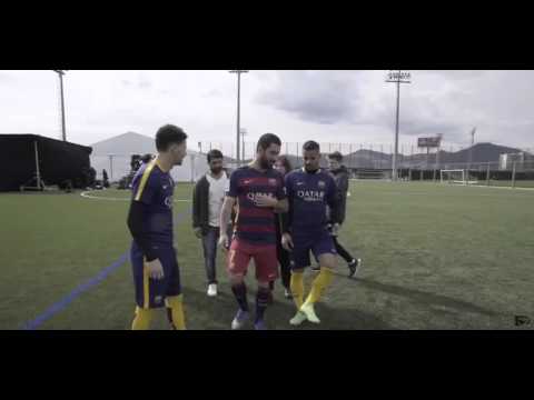 F2 TRAIN WITH FC BARCELONA - MESSI, SUAREZ, PIQUE, TURAN & TER STEGEN! Learn the Barça Way with Beko