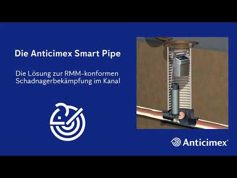 Rattenbekämpfung in der Kanalisation - RMM-konform mit der Smart Pipe